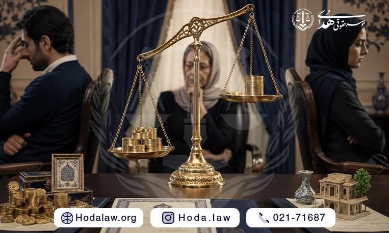 تقسیم ناعادلانه ارث توسط مادر